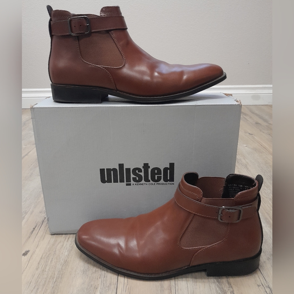 Kenneth Cole Unlisted Men's Chealsa Boots Size:11  Kenneth Cole Unlisted